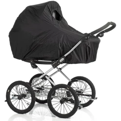 BabyDan Regenschutz Für Kinderwagen Schwarz