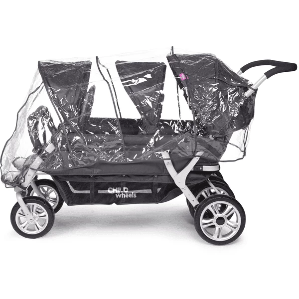 CHILDHOME Regenschutz Für Sixseater Transparent