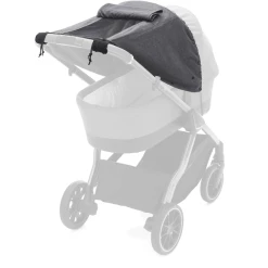 Fillikid Sonnenschutz Deluxe Grau Melange Für Kinderwagen